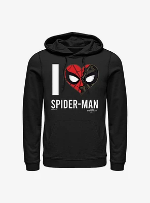 Marvel Spider-Man: No Way Home I Heart Spider-Man Hoodie