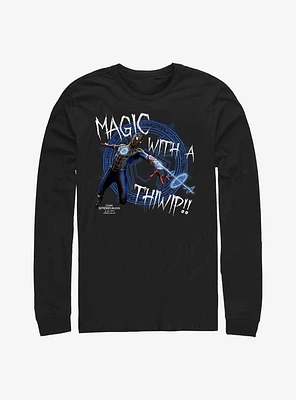 Marvel Spider-Man: No Way Home Magic With A Thiwip Long-Sleeve T-Shirt