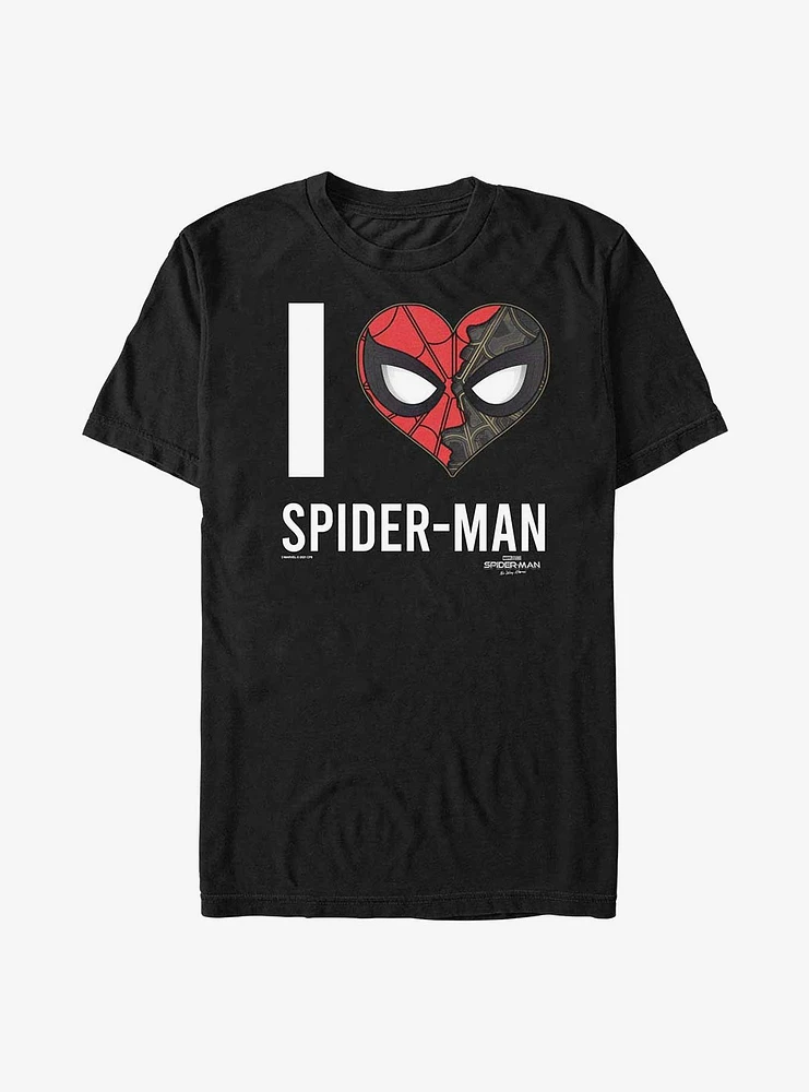Marvel Spider-Man: No Way Home I Heart Spider-Man T-Shirt