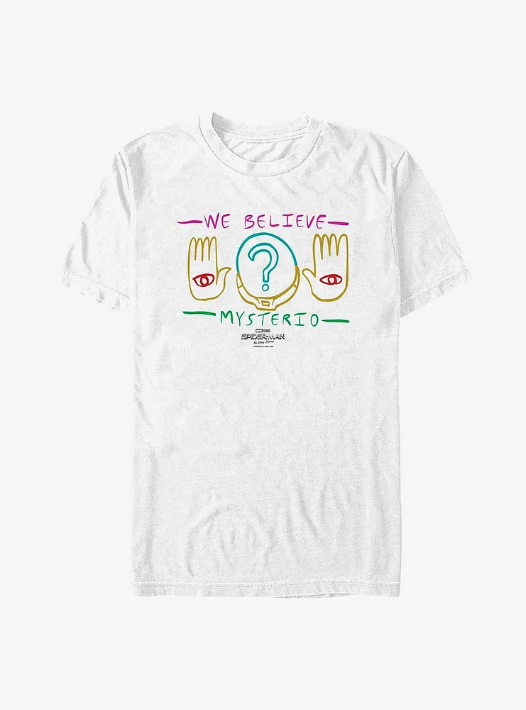 Marvel Spider-Man: No Way Home We Believe Mysterio T-Shirt