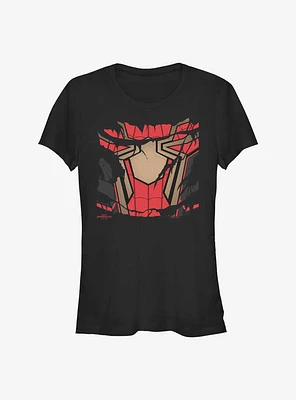 Marvel Spider-Man: No Way Home Ripped Suit Girls T-Shirt