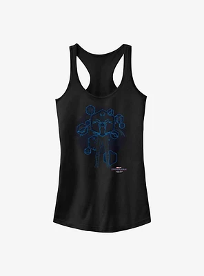 Marvel Spider-Man: No Way Home Blue Print Ready Girls Tank