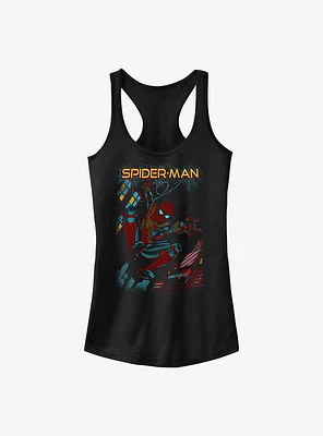 Marvel Spider-Man: No Way Home Slinging Cover Girls Tank