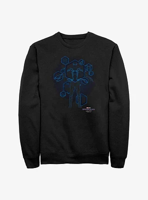 Marvel Spider-Man: No Way Home Blue Print Ready Crew Sweatshirt