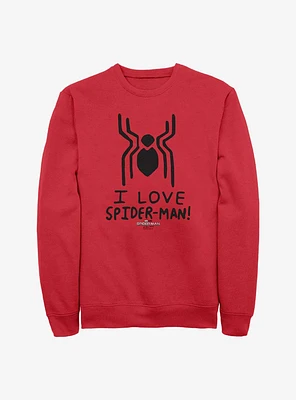 Marvel Spider-Man: No Way Home Spider Love Crew Sweatshirt