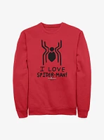 Marvel Spider-Man: No Way Home Spider Love Crew Sweatshirt