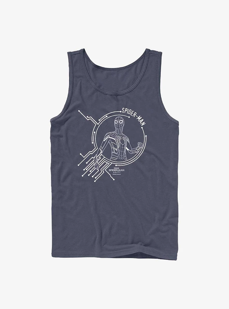 Marvel Spider-Man: No Way Home White Tech Tank