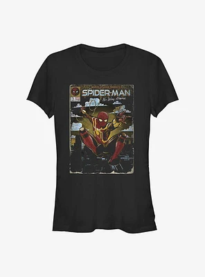 Marvel Spider-Man: No Way Home Comic Cover Girls T-Shirt