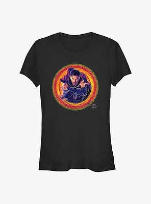 Marvel Spider-Man: No Way Home Doctor Strange Portrait Girls T-Shirt