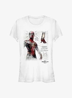 Marvel Spider-Man: No Way Home Sketched Spider Girls T-Shirt