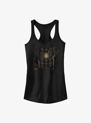 Marvel Spider-Man: No Way Home Black Ripped Suit Girls Tank