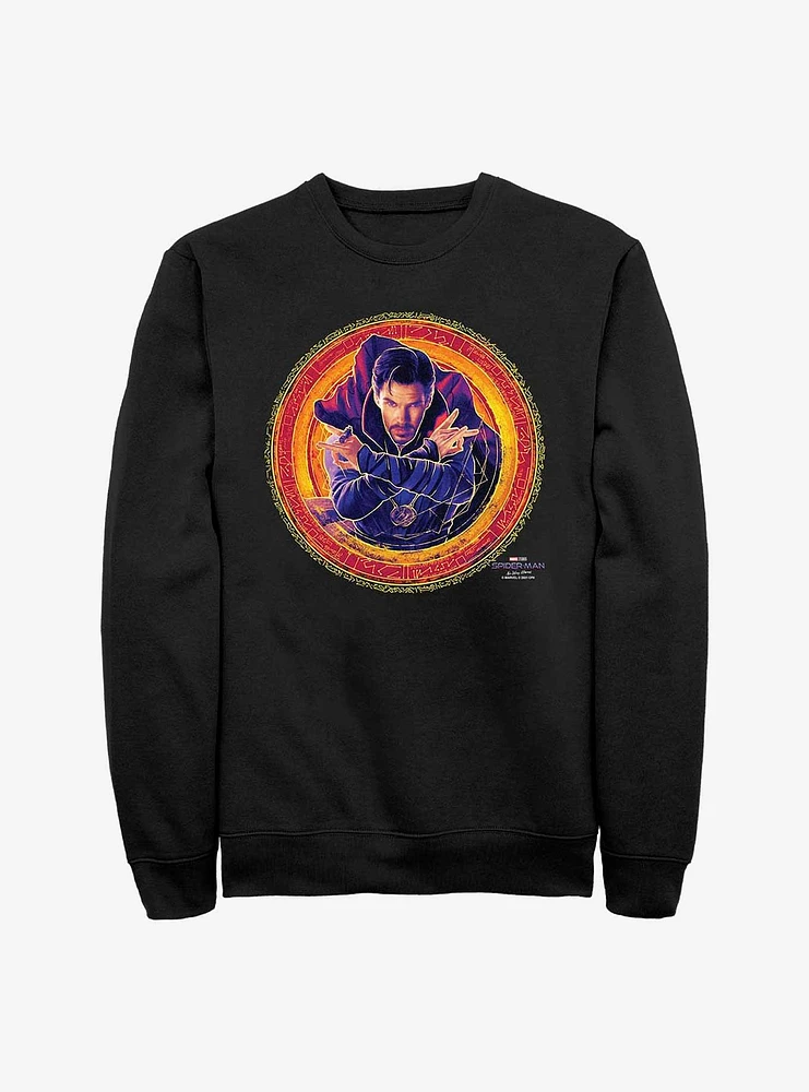 Marvel Spider-Man: No Way Home Doctor Strange Portrait Crew Sweatshirt