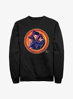 Marvel Spider-Man: No Way Home Doctor Strange Portrait Crew Sweatshirt