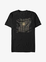 Marvel Spider-Man: No Way Home Black Ripped Suit T-Shirt