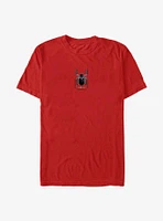 Marvel Spider-Man: No Way Home Red Suit Black Logo T-Shirt