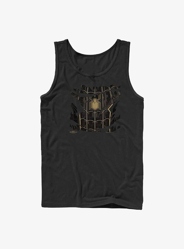 Marvel Spider-Man: No Way Home Black Ripped Suit Tank