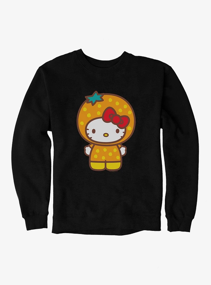 Hello Kitty Five A Day Orange Outfit Sweatshirt