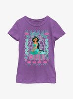 Disney Aladdin Jasmine A Whole New World Pattern Youth Girls T-Shirt