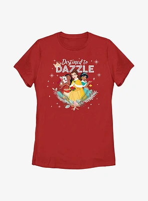 Disney Princesses Destined To Dazzle Womens T-Shirt