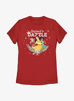 Disney Princesses Destined To Dazzle Womens T-Shirt