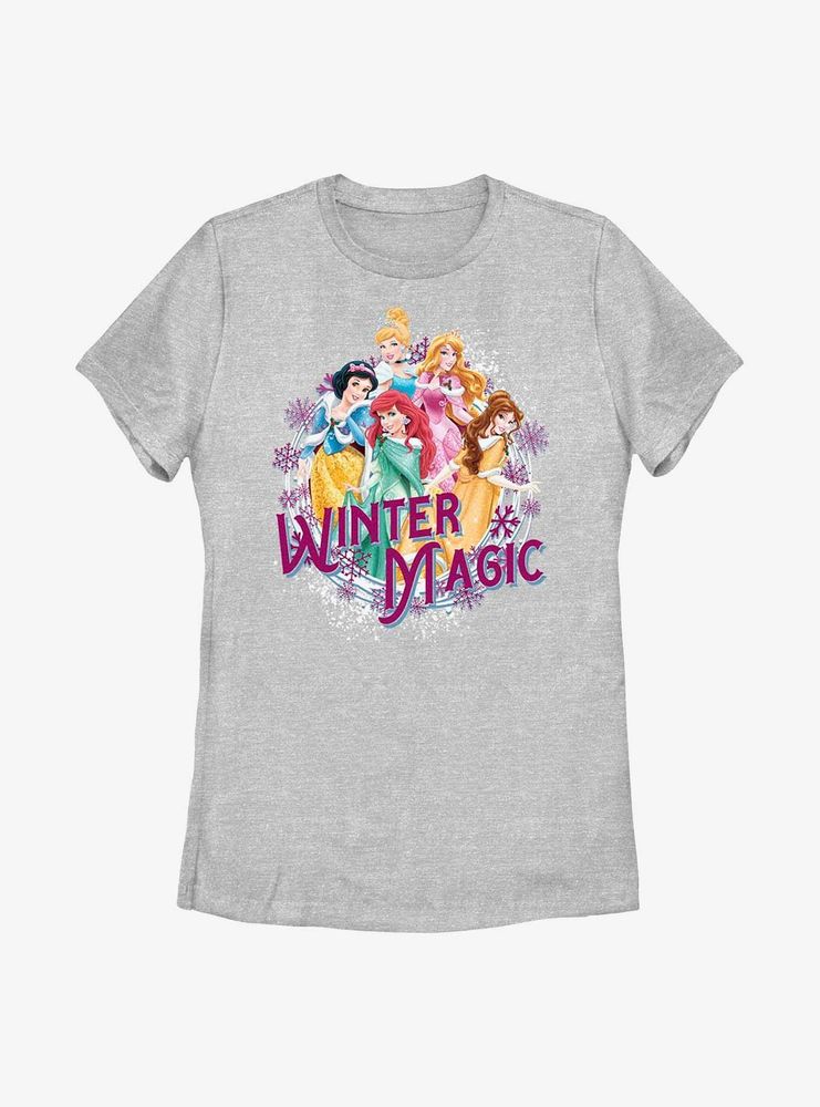 Disney Princesses Winter Magic Womens T-Shirt