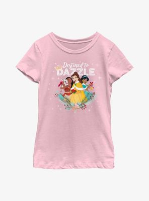 Disney Princesses Destined To Dazzle Youth Girls T-Shirt