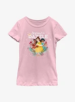 Disney Princesses Destined To Dazzle Youth Girls T-Shirt