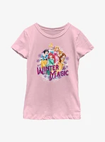 Disney Princesses Winter Magic Youth Girls T-Shirt
