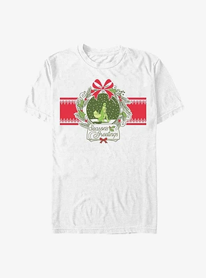 Star Wars The Mandalorian Snow Globe Season's Greetings T-Shirt