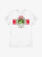 Star Wars The Mandalorian Snow Globe Season's Greetings Womens T-Shirt