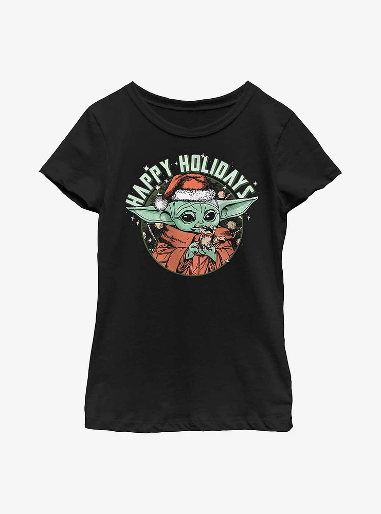Star Wars The Mandalorian Child Holidays Youth Girls T-Shirt