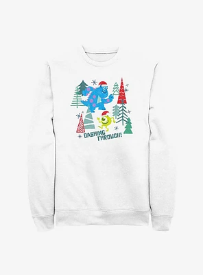 Disney Pixar Monsters, Inc. Dashing Through Sweatshirt