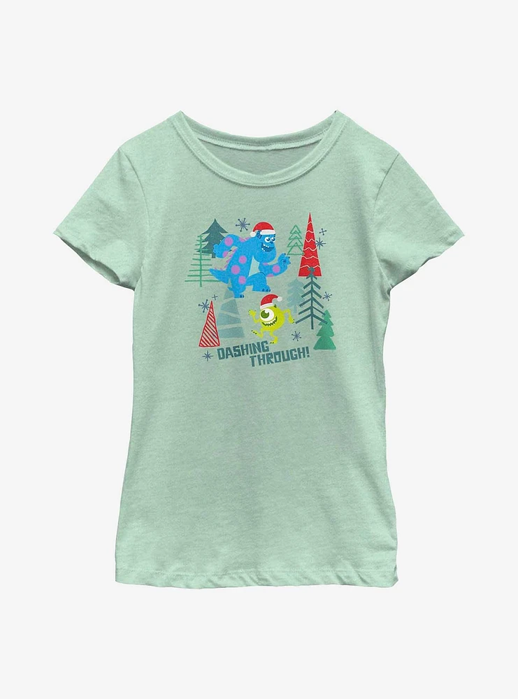 Disney Pixar Monsters, Inc. Dashing Through Youth Girls T-Shirt