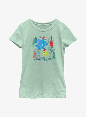 Disney Pixar Monsters, Inc. Dashing Through Youth Girls T-Shirt