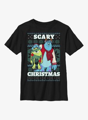 Disney Pixar Monsters, Inc. Scary Christmas Youth T-Shirt