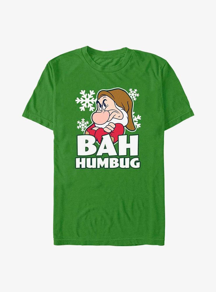 Disney Snow White And The Seven Dwarfs Grumpy Bah Humbug T-Shirt