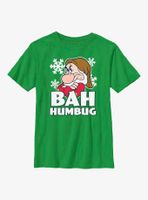 Disney Snow White And The Seven Dwarfs Grumpy Bah Humbug Youth T-Shirt