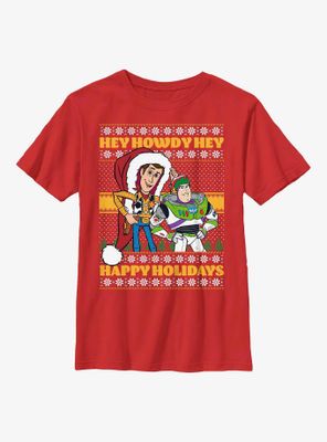 Disney Pixar Toy Story Howdy Holidays Youth T-Shirt