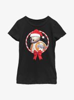 Star Wars BB-8 Candy Cane Youth Girls T-Shirt