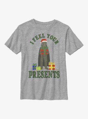 Star Wars I Feel Your Presents Youth T-Shirt