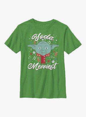 Star Wars Yoda Merriest Youth T-Shirt