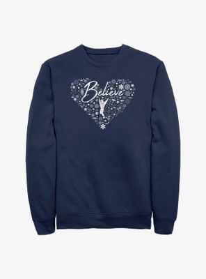 Disney Tinkerbell Believe Winter Fill Sweatshirt