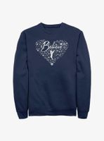 Disney Tinkerbell Believe Winter Fill Sweatshirt