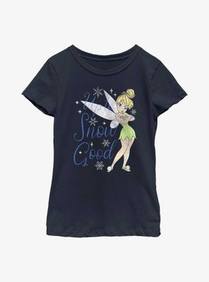 Disney Tinkerbell Up To Snow Good Youth Girls T-Shirt