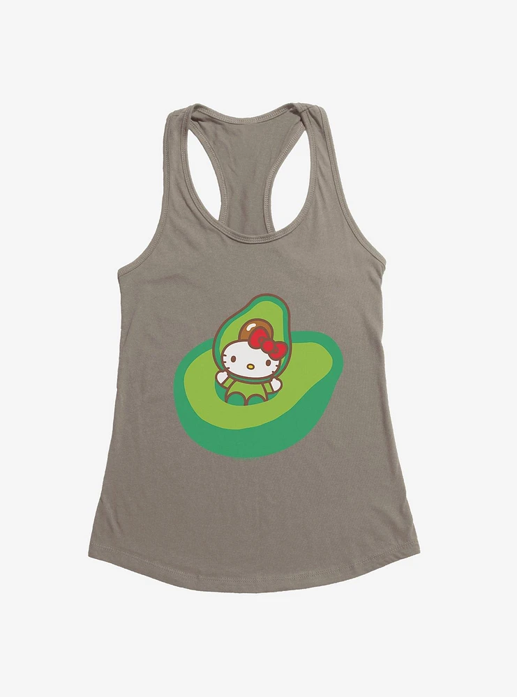 Hello Kitty Five A Day Playing Avacado Girls Tank