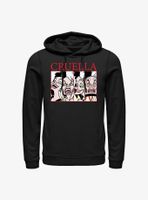 Disney 101 Dalmatians Cruella Expressions Hoodie