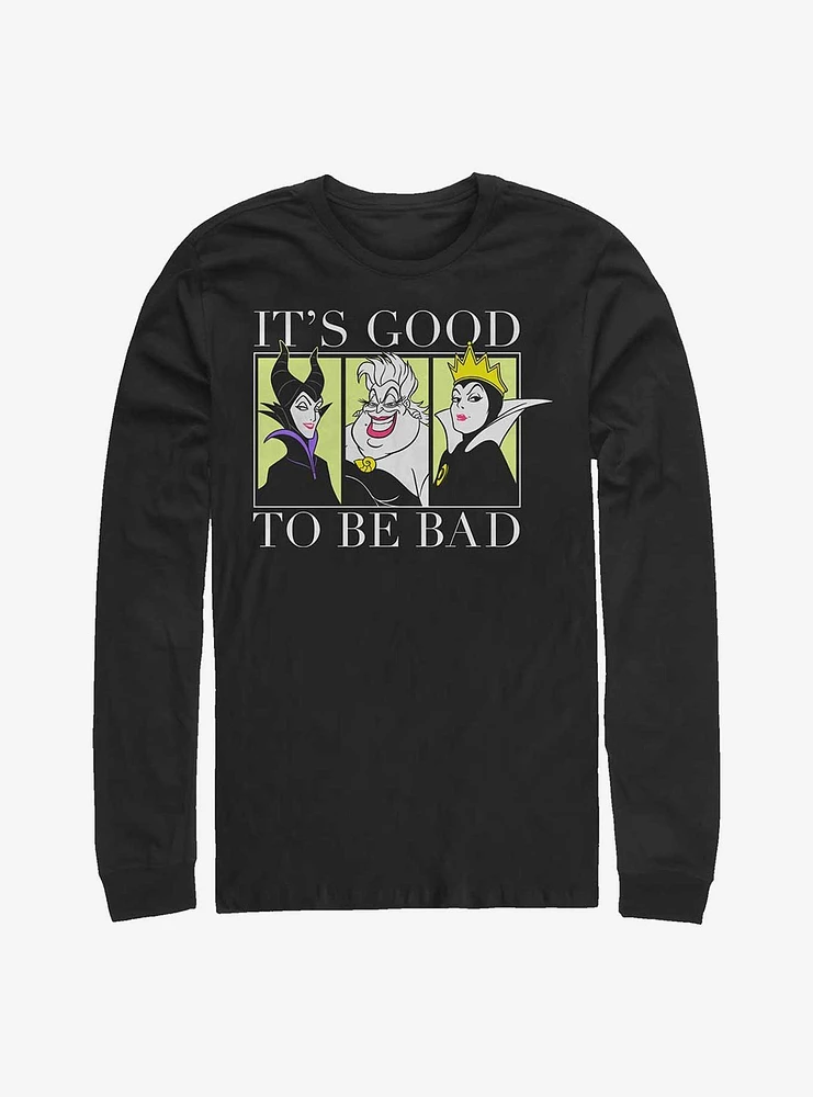 Disney Villains Good To Be Bad Long-Sleeve T-Shirt