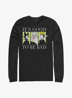 Disney Villains Good To Be Bad Long-Sleeve T-Shirt