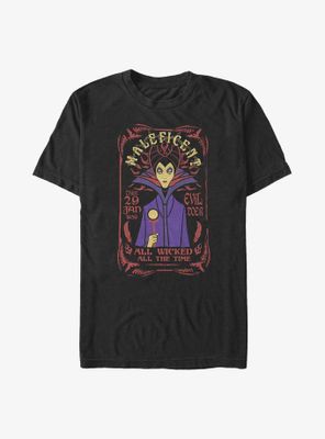 Disney Sleeping Beauty Maleficent Rock Poster T-Shirt