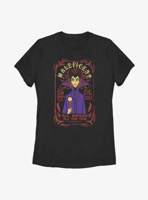 Disney Sleeping Beauty Maleficent Rock Poster Womens T-Shirt